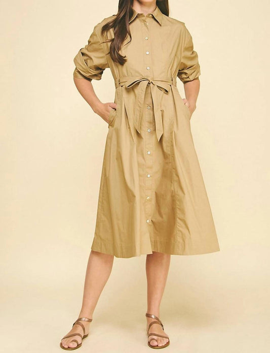 Pinch - Jennifer Tucked Midi Dress