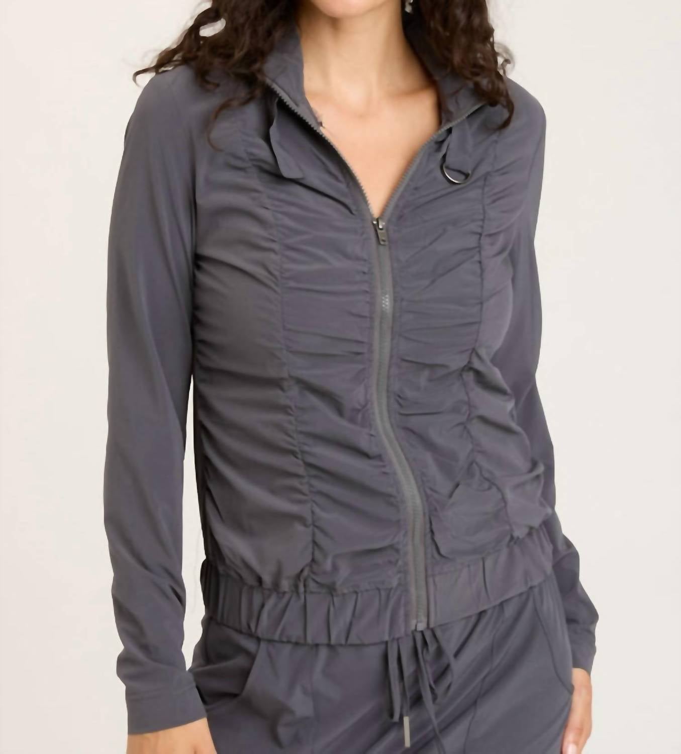 Wearables - Momentum Ruched Active Jacket