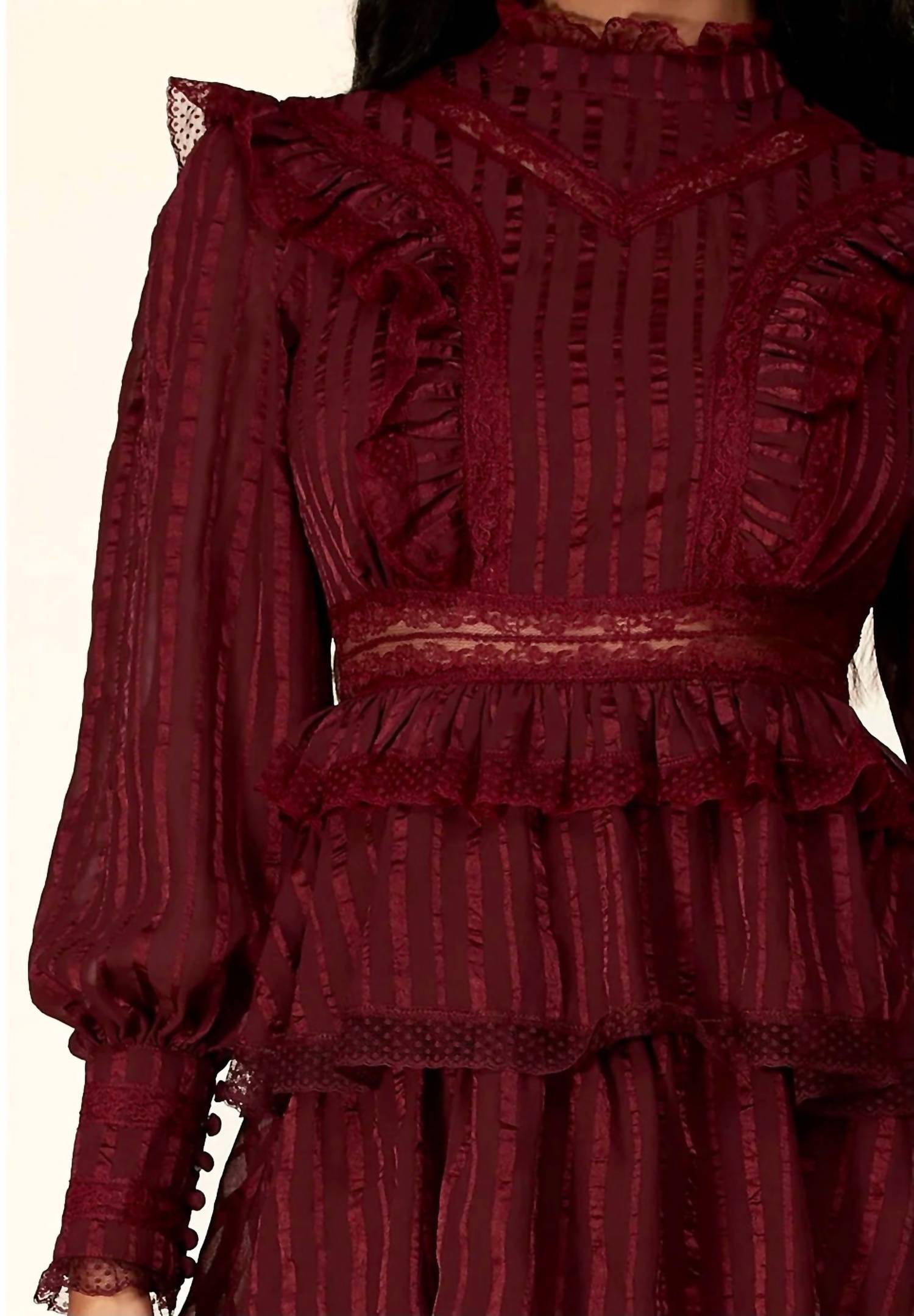 Little Secret Of Mine - Long Maxi Dress With Sleeves