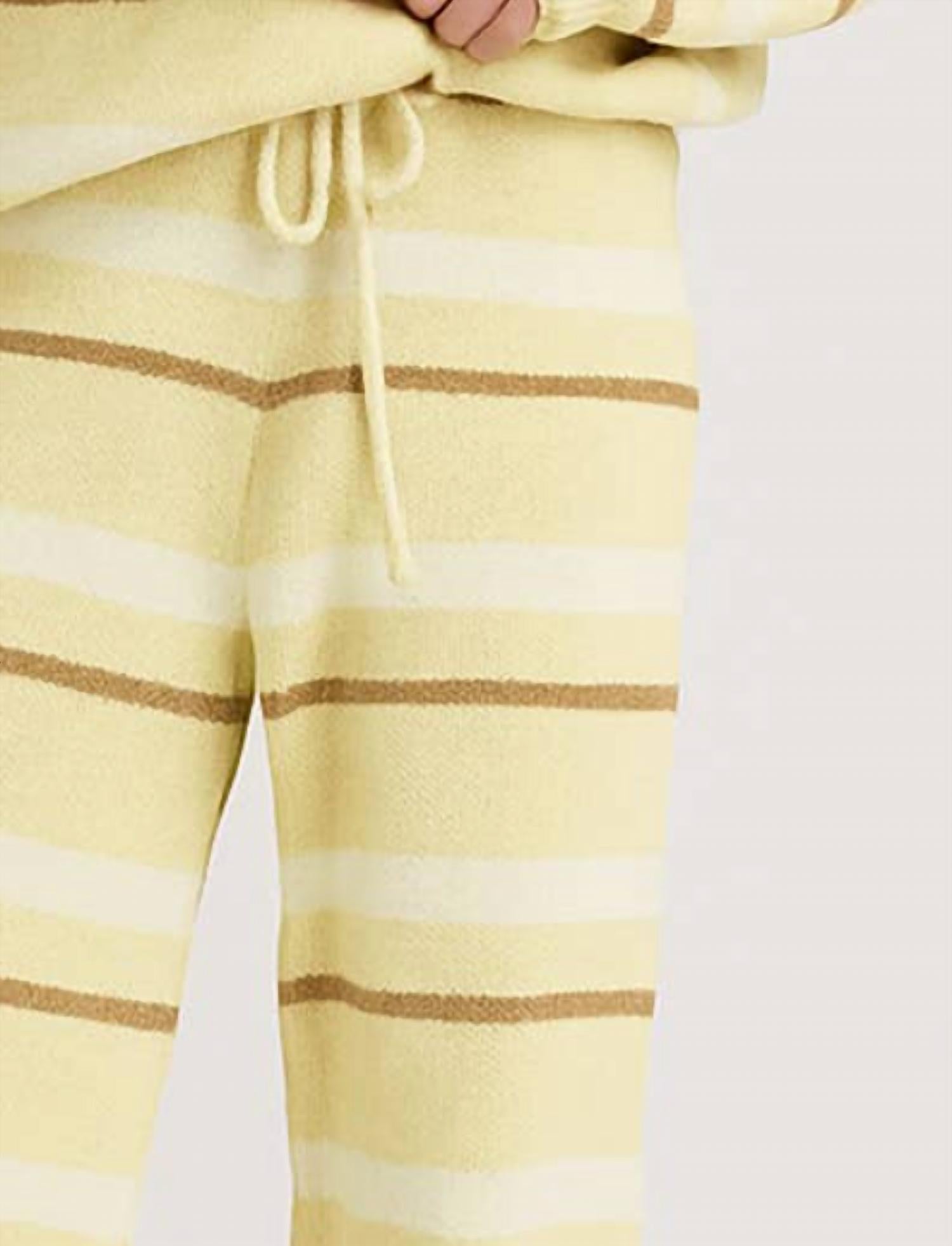 Le Lis - Stripe Sweater & Pants Set