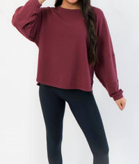 Tres Bien - Camden Ribbed Knit Mockneck Top