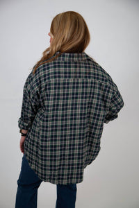 Vanilla Monkey - Button Down Plaid Shirt - Plus