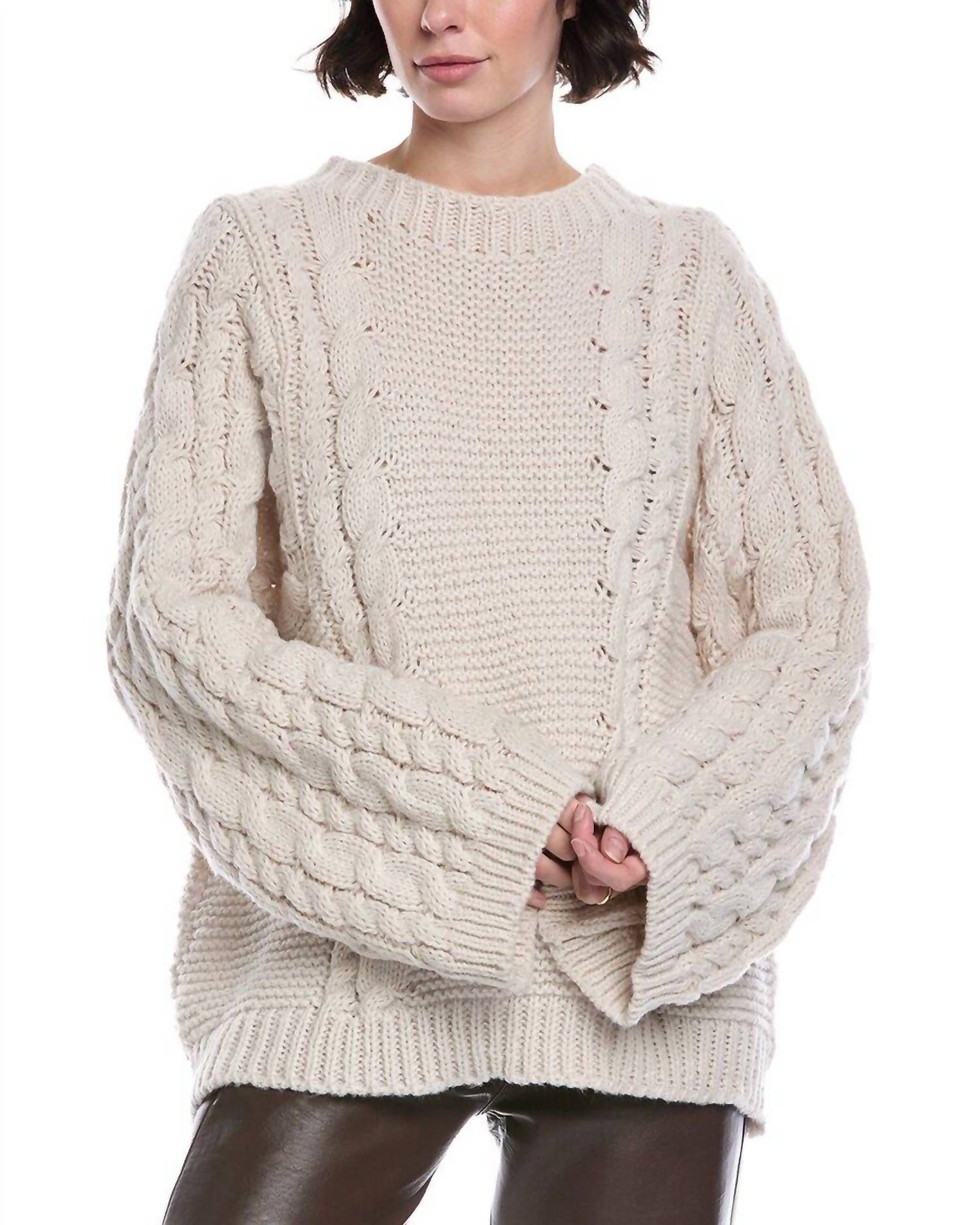 Stellah - Cable Oversize Pullover Sweater