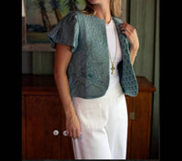 Exvoto - Darby Reversible Embroidery Linen Vest