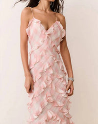 Loveshackfancy - Ellietta Plaid Ruffle Maxi Dress