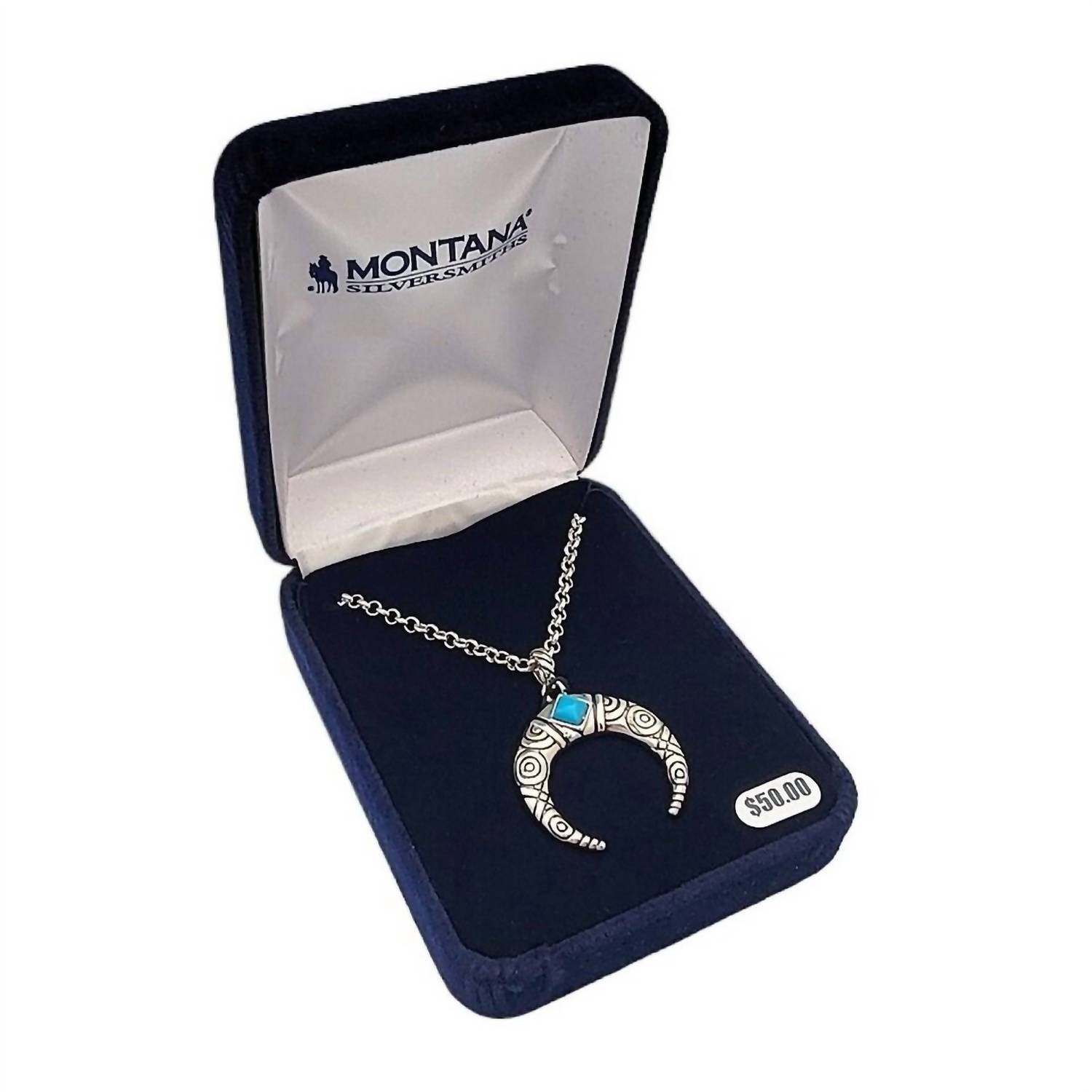 Montana Silversmiths - Women's Eye In The Sky Crescent Necklace
