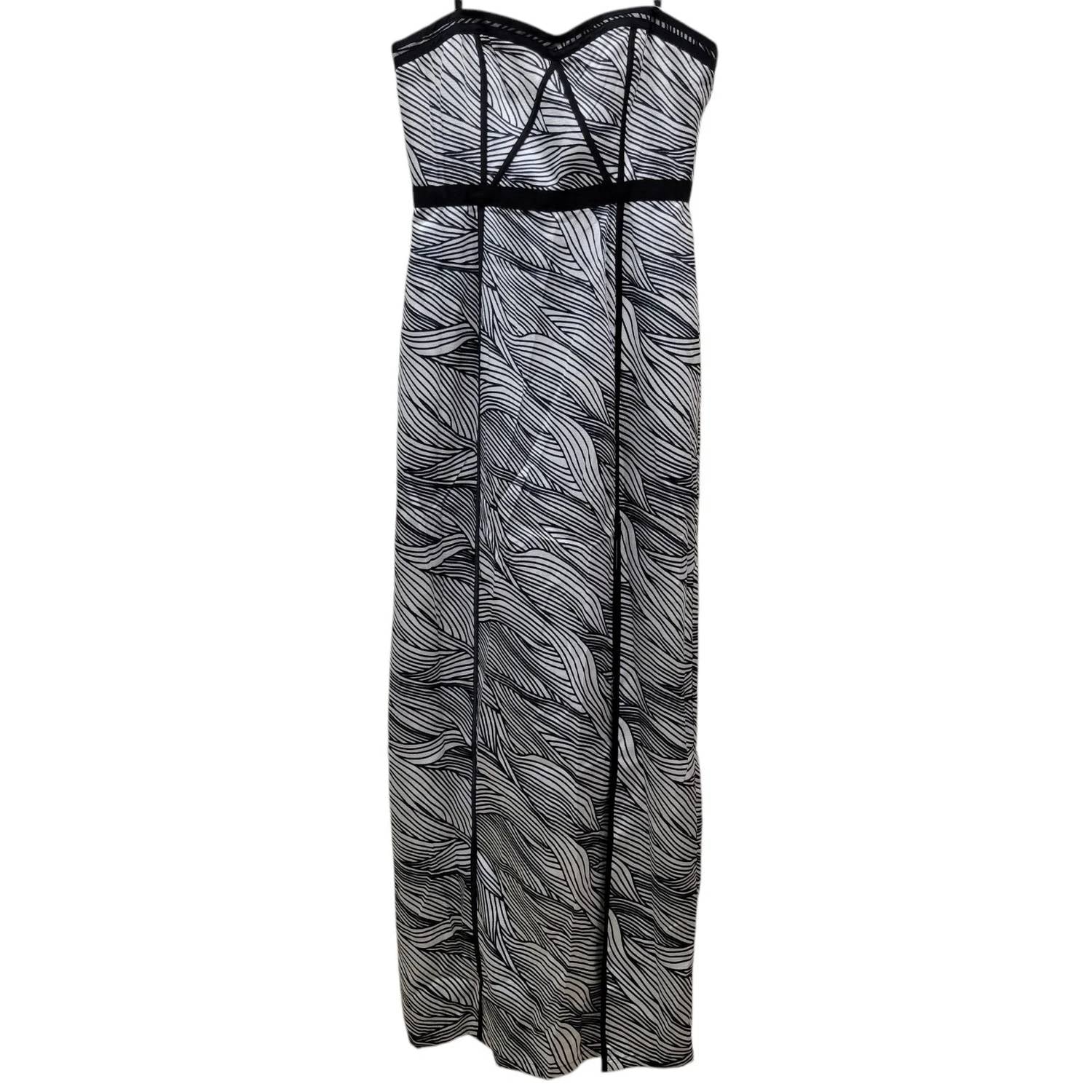 Bcbgmaxazria - Elin Maxi Striped Bustier Dress