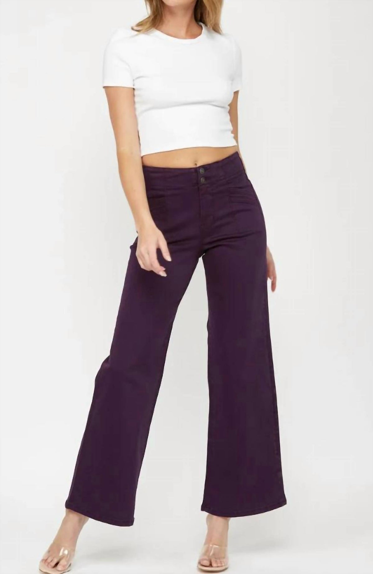 Mica Denim - Paige Wide Leg Pants