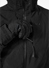 Helly Hansen Women's Alphelia Infinity Jacket in black - women's jacket - detail view