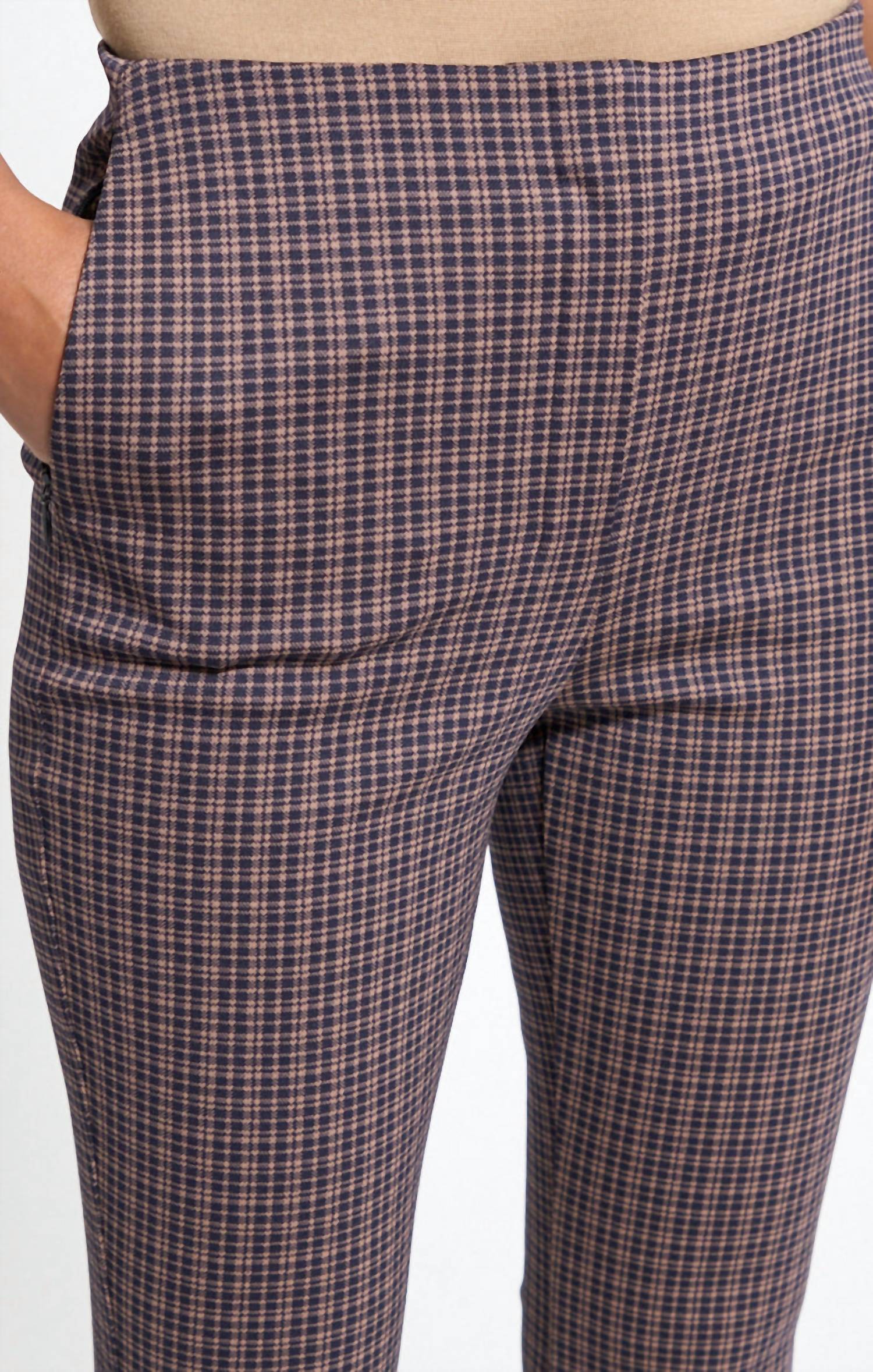 Theory Kick Knit Pants in palomino multi - women's pants - view 4