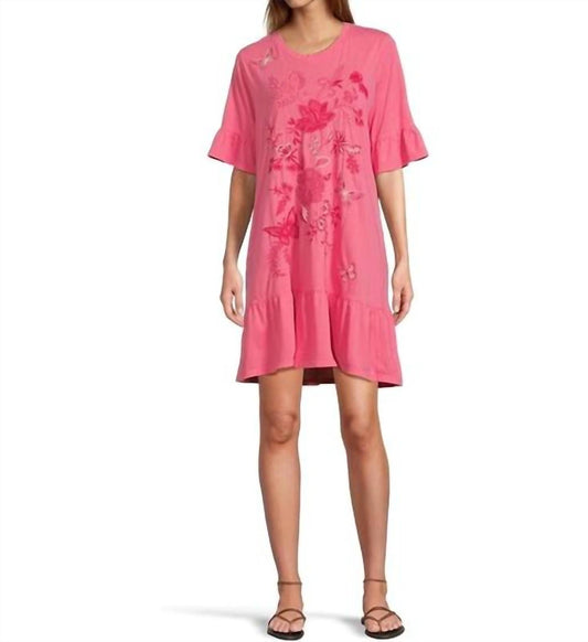 Johnny Was - RUFFLE SLEEVE KNIT DRESS DIINA