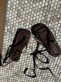Intentionally Blank - Women's Limes Ankle Wrap Sandals