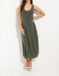 Sympli - Pleated Hem Tank Dress