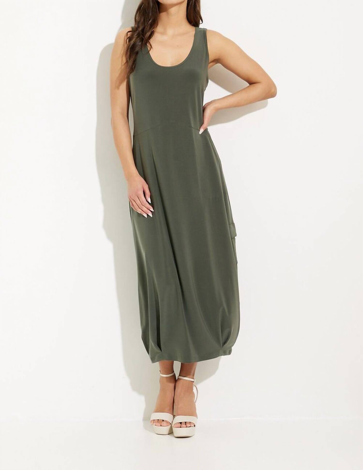 Sympli - Pleated Hem Tank Dress