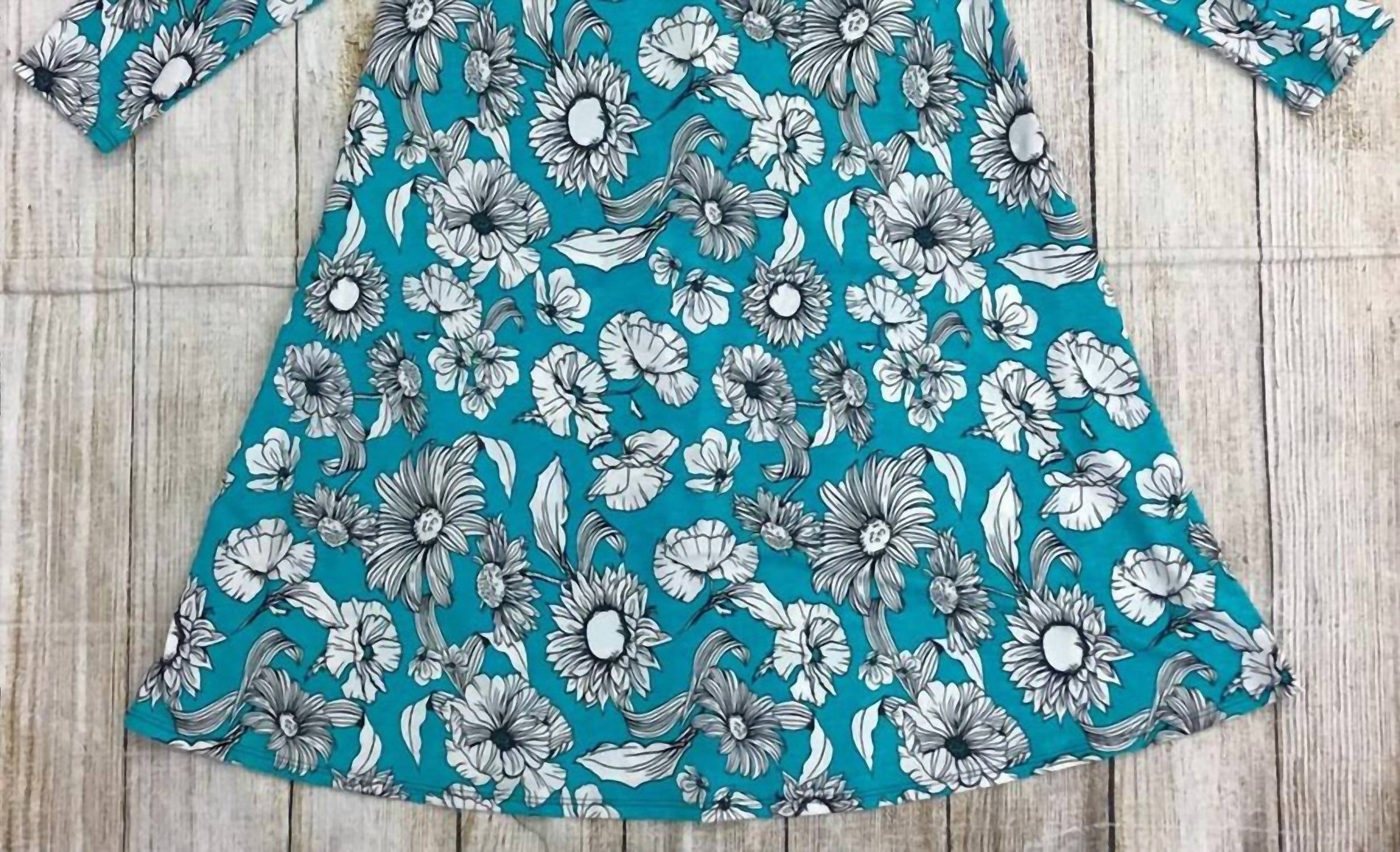 Honeyme - Mint Floral Dress