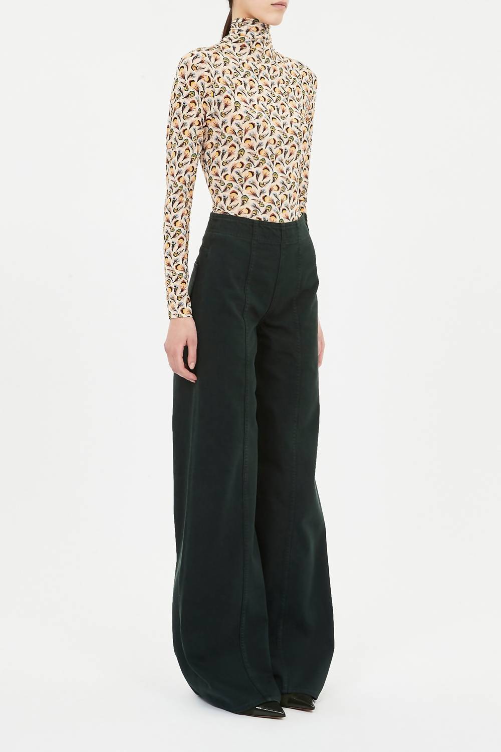 Ulla Johnson - Aurelia Jersey Turtleneck Long Sleeve Top