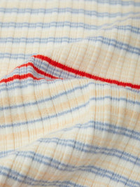 525 America - Calla Striped Polo Top