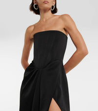 Alex Perry - Ledger Strapless Satin Gown