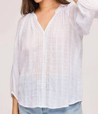 Gentle Fawn - Atlas Textured Cotton Blouse