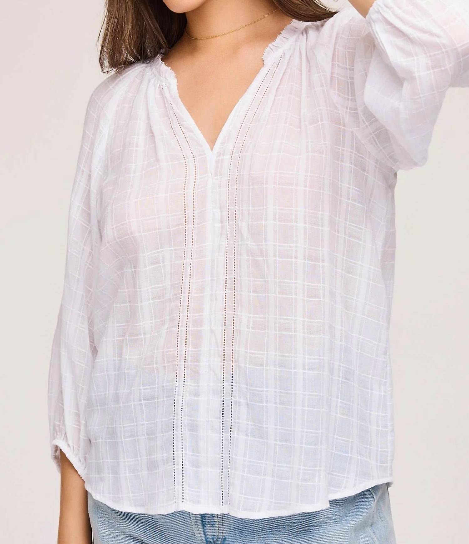 Gentle Fawn - Atlas Textured Cotton Blouse