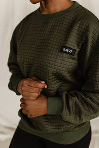 Ampersand Ave - Quilted Pullover Sweater