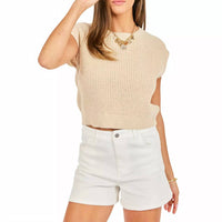 Sadie & Sage - Raindrops Cropped Sweater