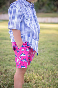 Blue Quail Clothing Co. - Kids Great White Swim Trunks