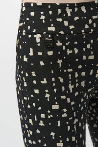 Joseph Ribkoff - Abstract Print Slim Ankle Pants