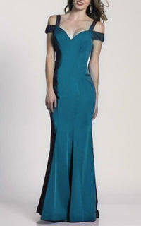 Dave & Johnny - Off The Shoulder Long Dress