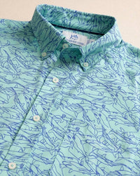 Southern Tide - Shark Bait brrr Intercoastal Short Sleeve Sport Shirt