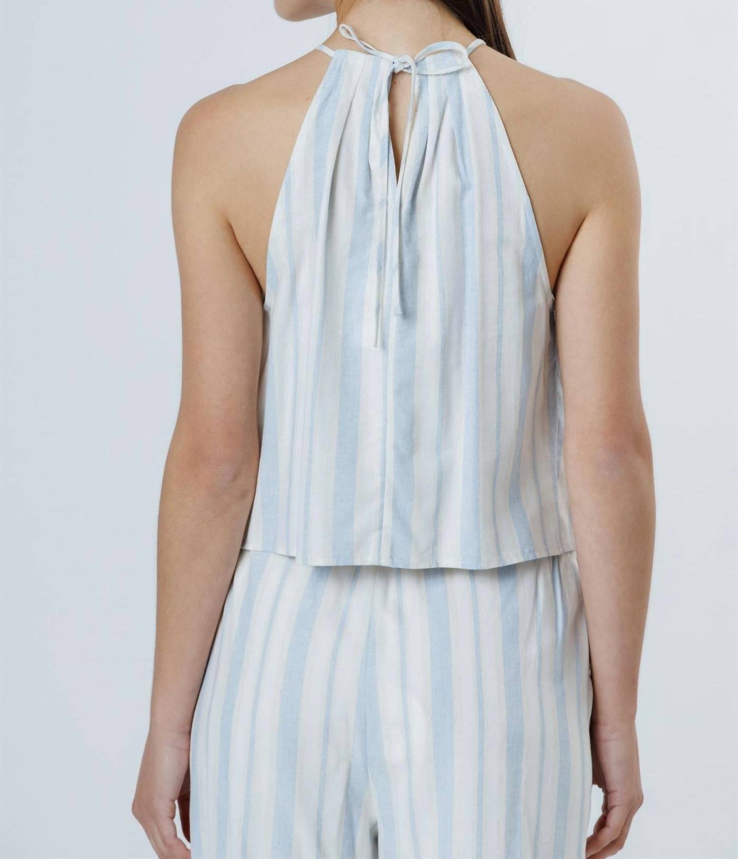 Storia - Santorini Striped Halter Top