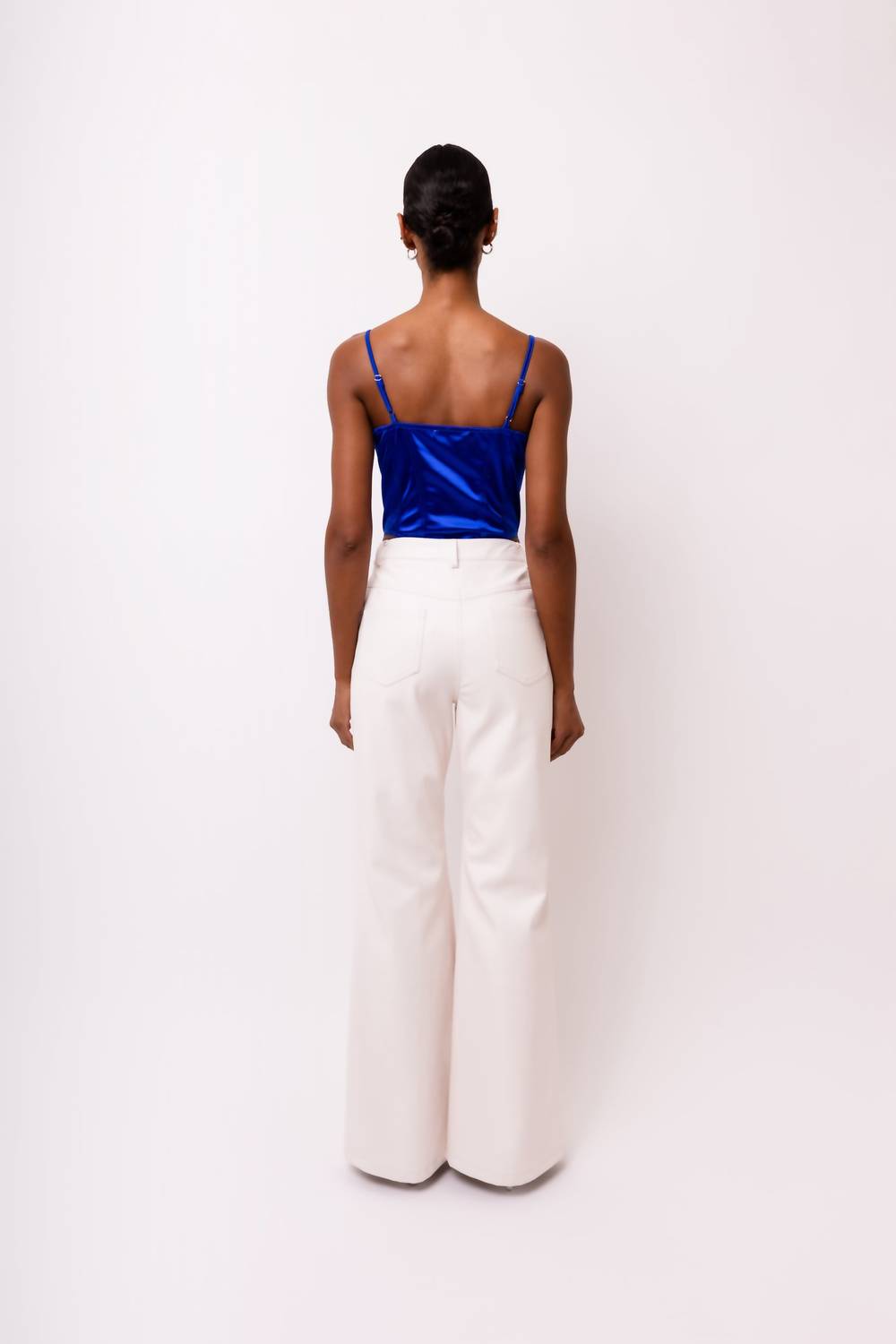 Amylynn - Faux Leather Flared Wide Leg Matte Pants