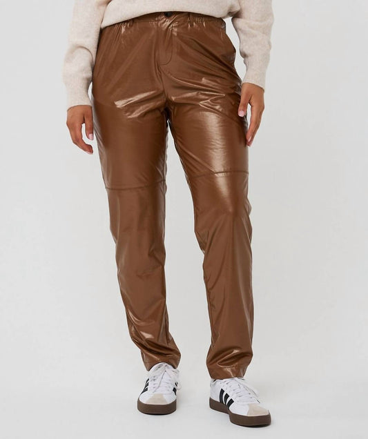 Esqualo - Trousers Metallic Pullup Pants