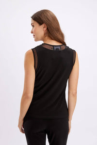 Frank Lyman - Women's Sleeveless Mesh Top