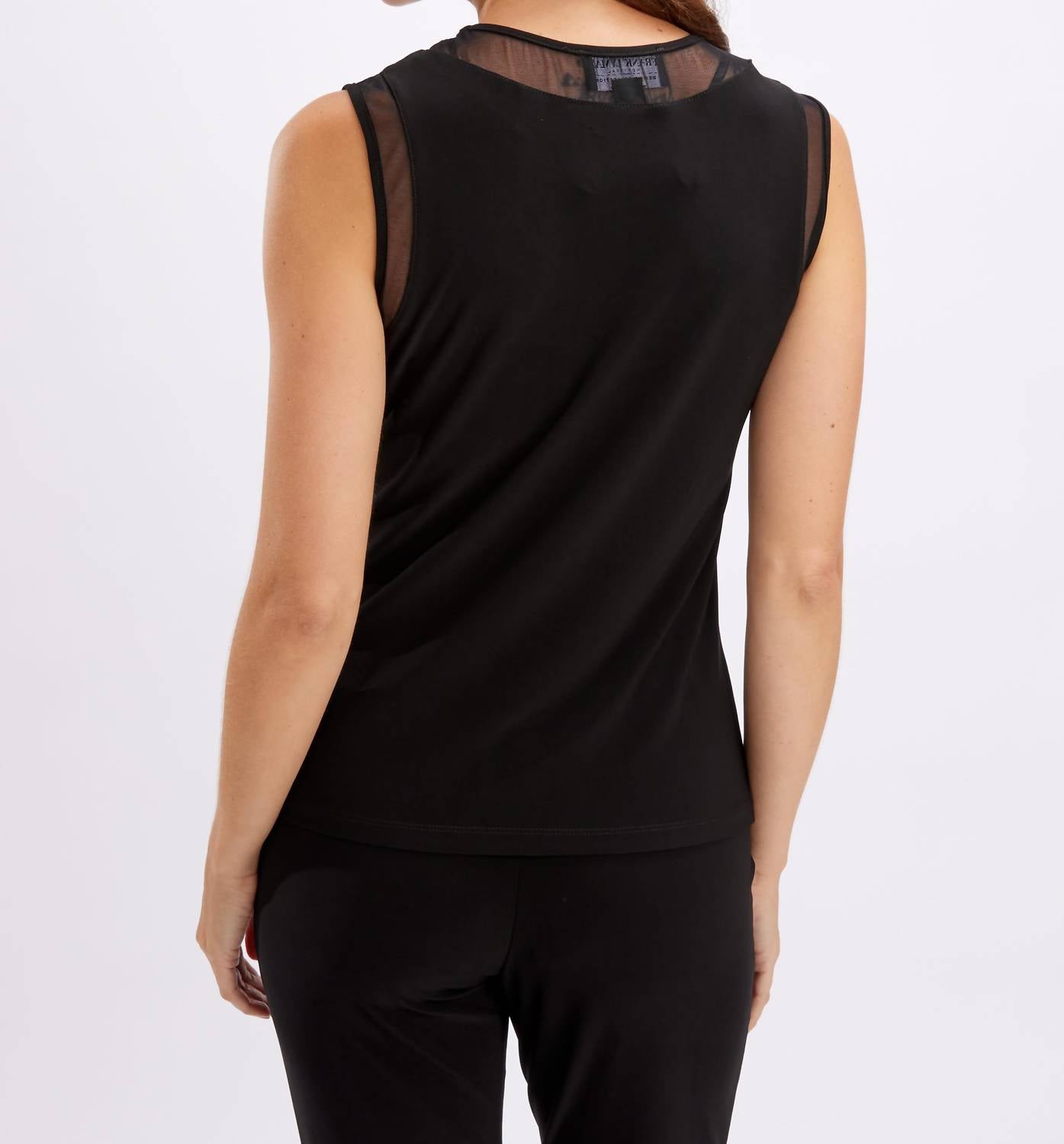 Frank Lyman - Women's Sleeveless Mesh Top