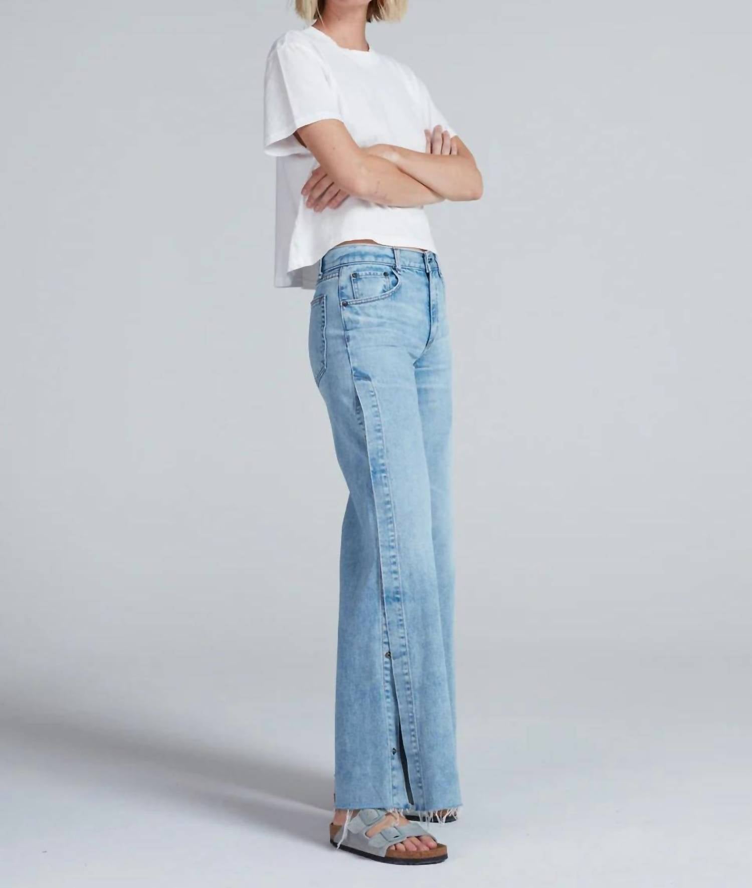 Askk Ny - Women's Longboarder Relaxed Straight Leg Jeans