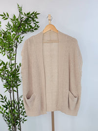 Be Cool - Women's Cape Knit Open Front Sweater