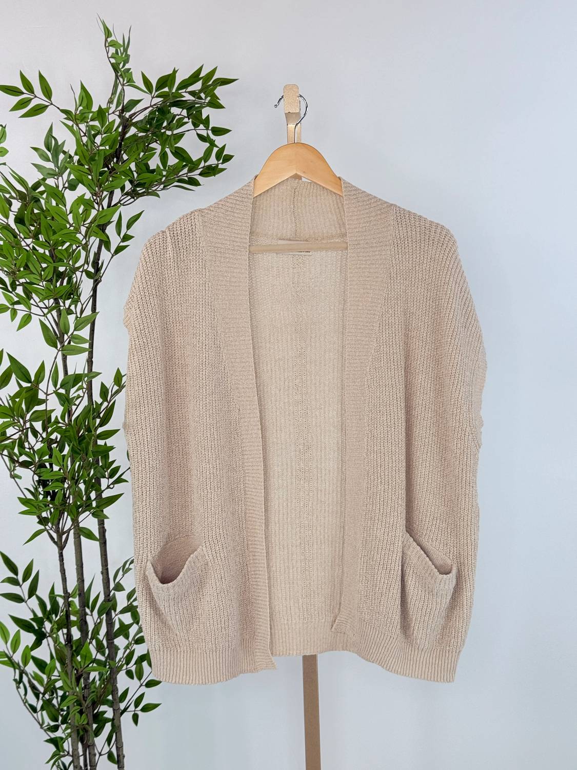 Be Cool - Women's Cape Knit Open Front Sweater