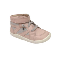 OLDSOLES Girl's New Leader Sneakers in powder pink grey suede - kids' sneaker