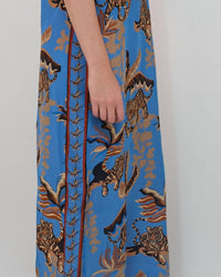Las Sureñas - Bali Tiger Ocean Silk Dress