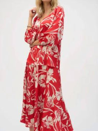 Joseph Ribkoff - Floral V-neck Pullover Top