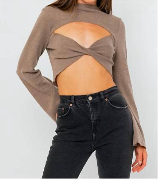 Cut Out Crop Top