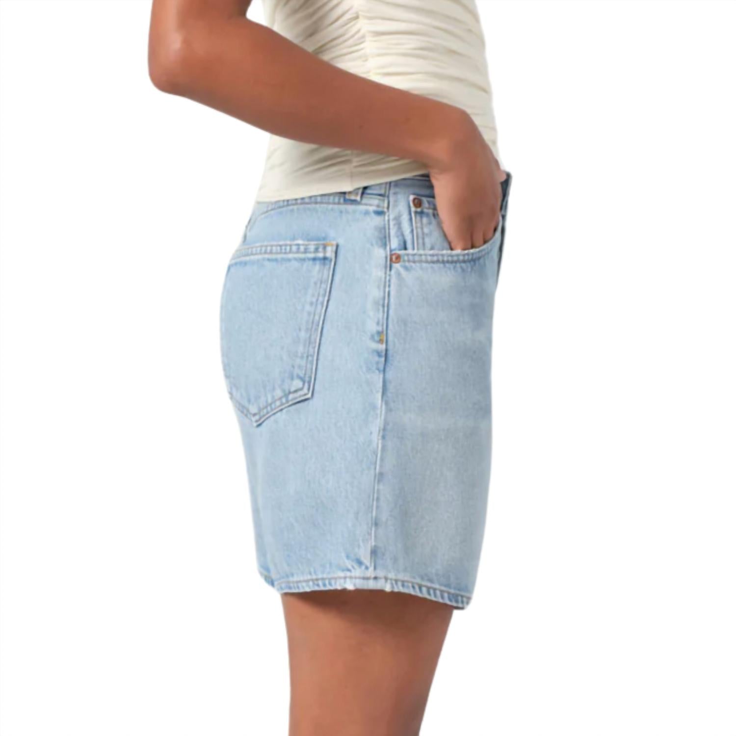 AGOLDE Women's Dame Short in coax - women's shorts - alternate view