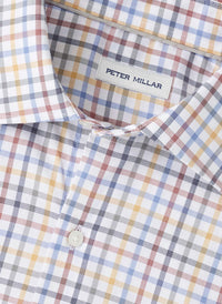 PETER MILLAR North Coast Crown Lite Cotton Stretch Shirt in evening tide - men's shirt - view 7