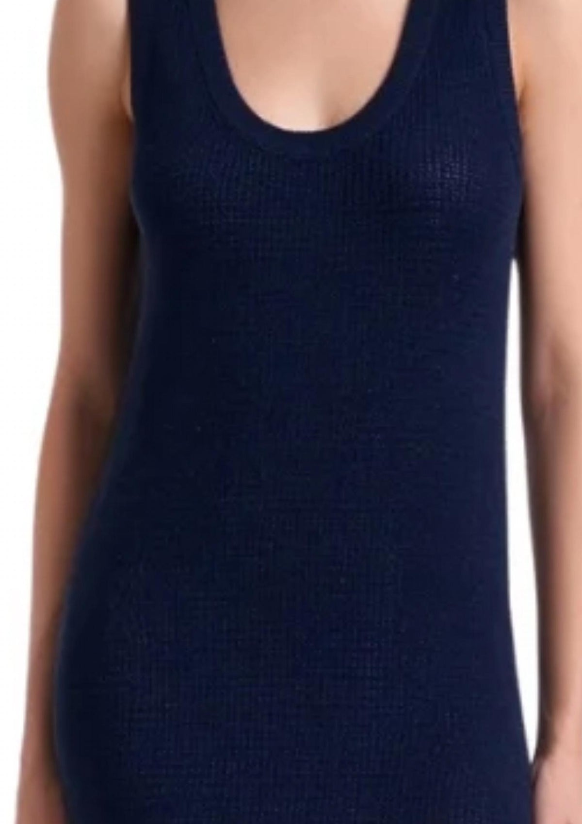 Brunello Cucinelli - Textured Open Knit Ankle Tank Dress