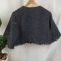 Anna & Ava - Woven Cropped Jacket
