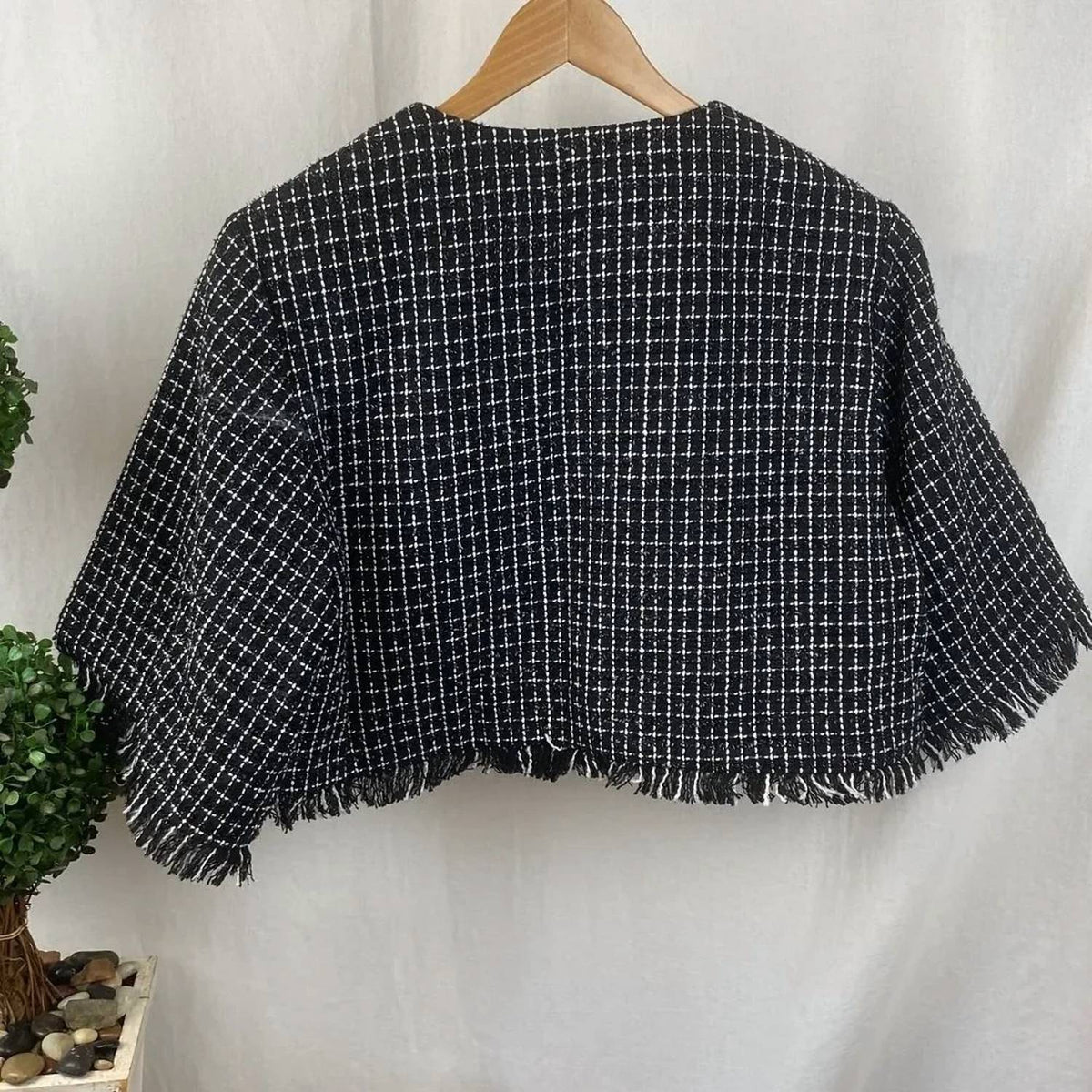 Anna & Ava - Woven Cropped Jacket