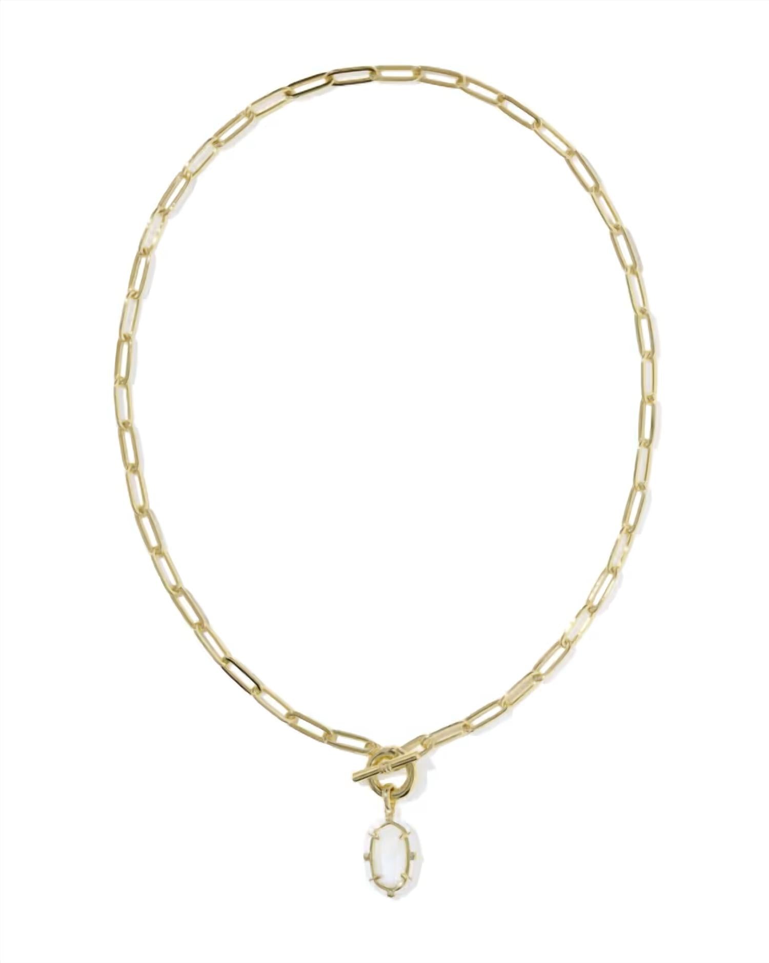 Kendra Scott - Women's Elisa Enamel Link And Chain Necklace