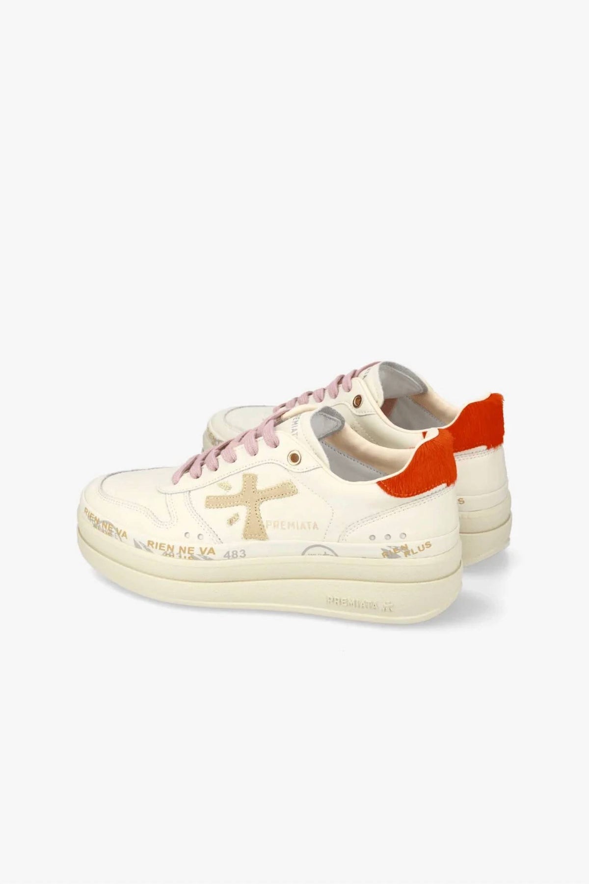 Premiata - Women's Micol Embellished Leather Sneakers