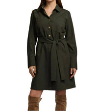 Hinson Wu - Astrid Long Sleeve Traveler's Twill Mini Dress